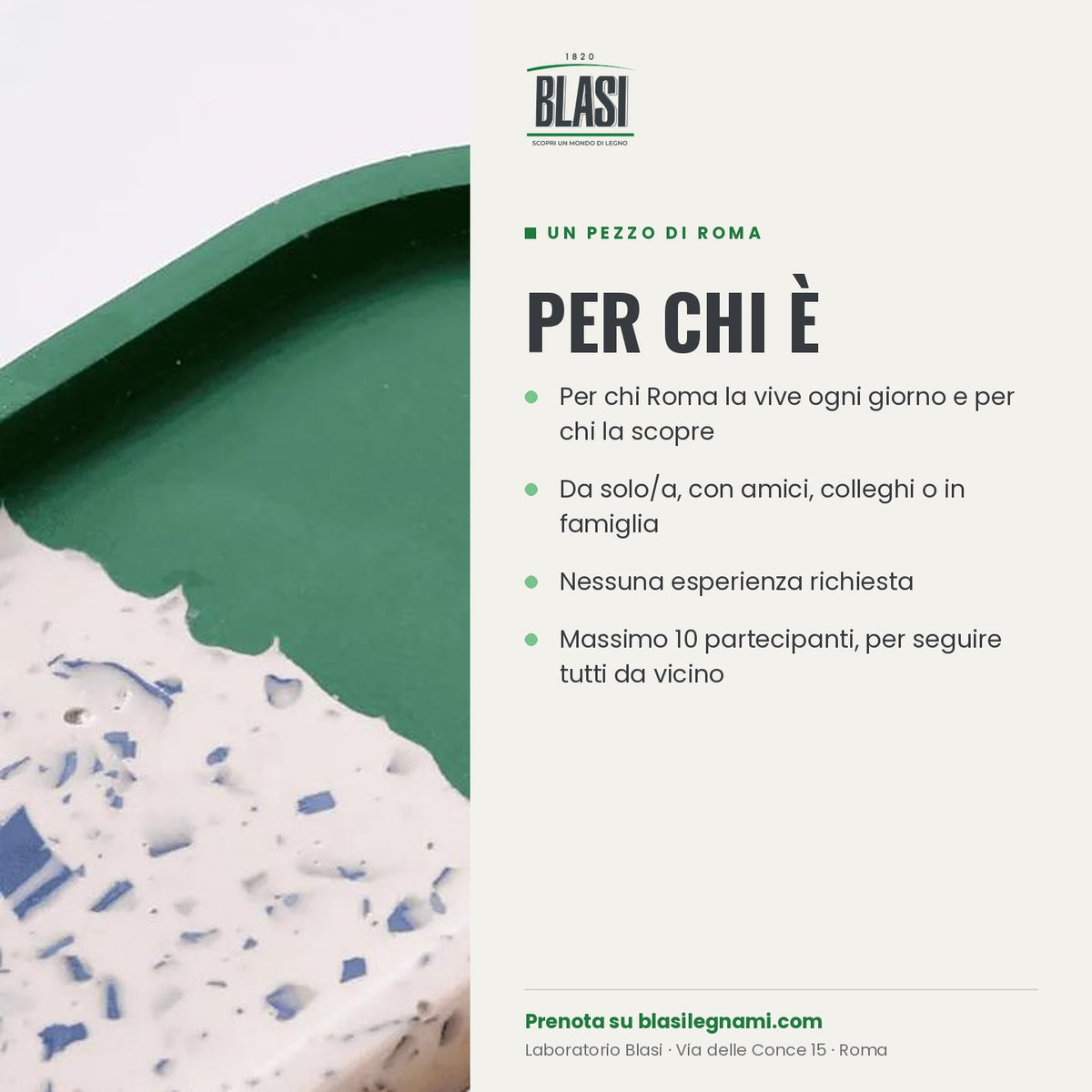 Eco Ceramic Workshop – Sottobicchieri e vassoietti effetto marmo