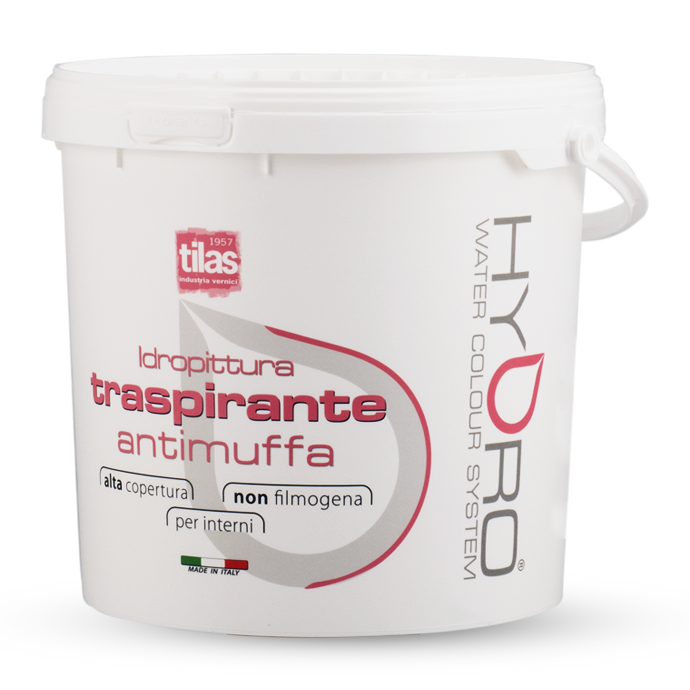 Hydro - Idropittura traspirante Antimuffa - Tilas