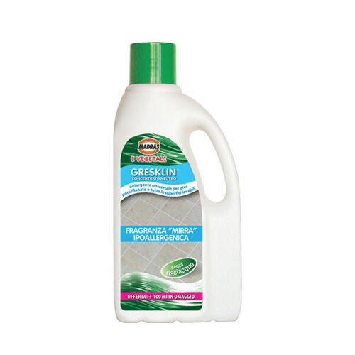 Gresklin Madras - Detergente igienizzante neutro con fragranza alla mirra