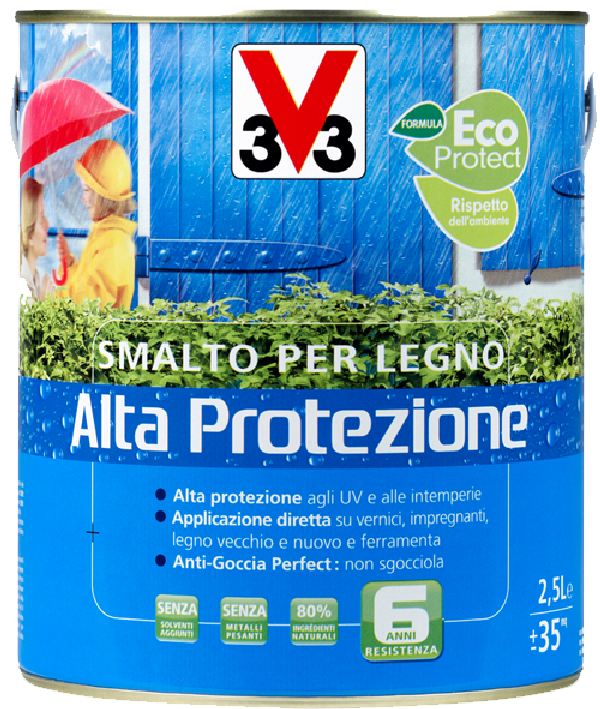 SMALTO PER LEGNO ALTA PROTEZIONE 0,5 l - V33