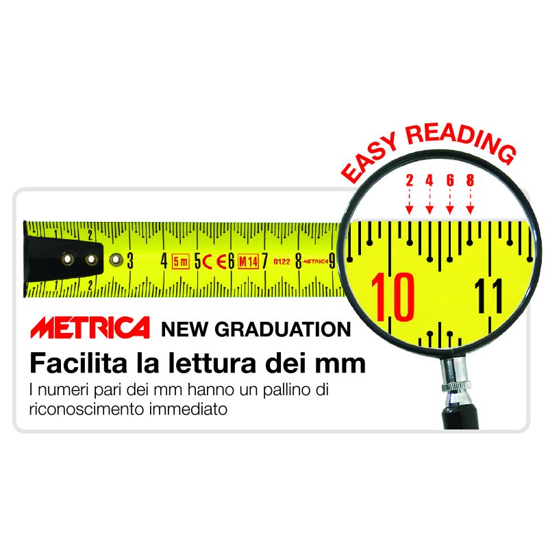 Flessometro METRICA - New Graduation - 5m