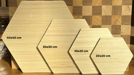 Esawood - Forme in legno per creare - Spessore 10 mm