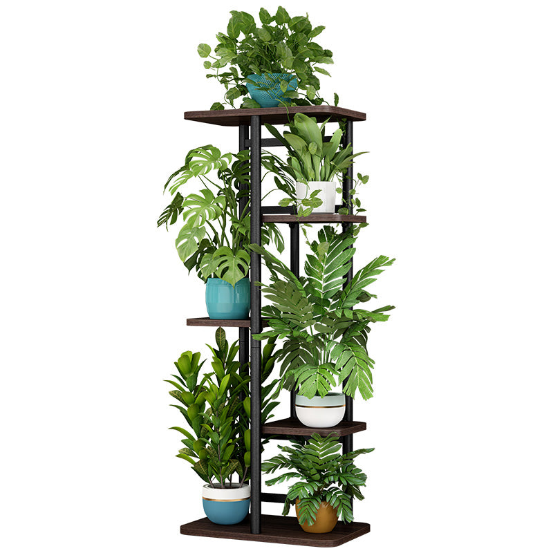 Flower - Portapiante in metallo e MDF