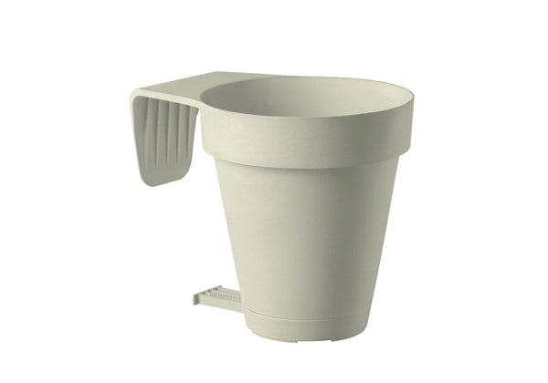 E-Smart 2.0 - Vaso da balcone con sottovaso - 20 cm