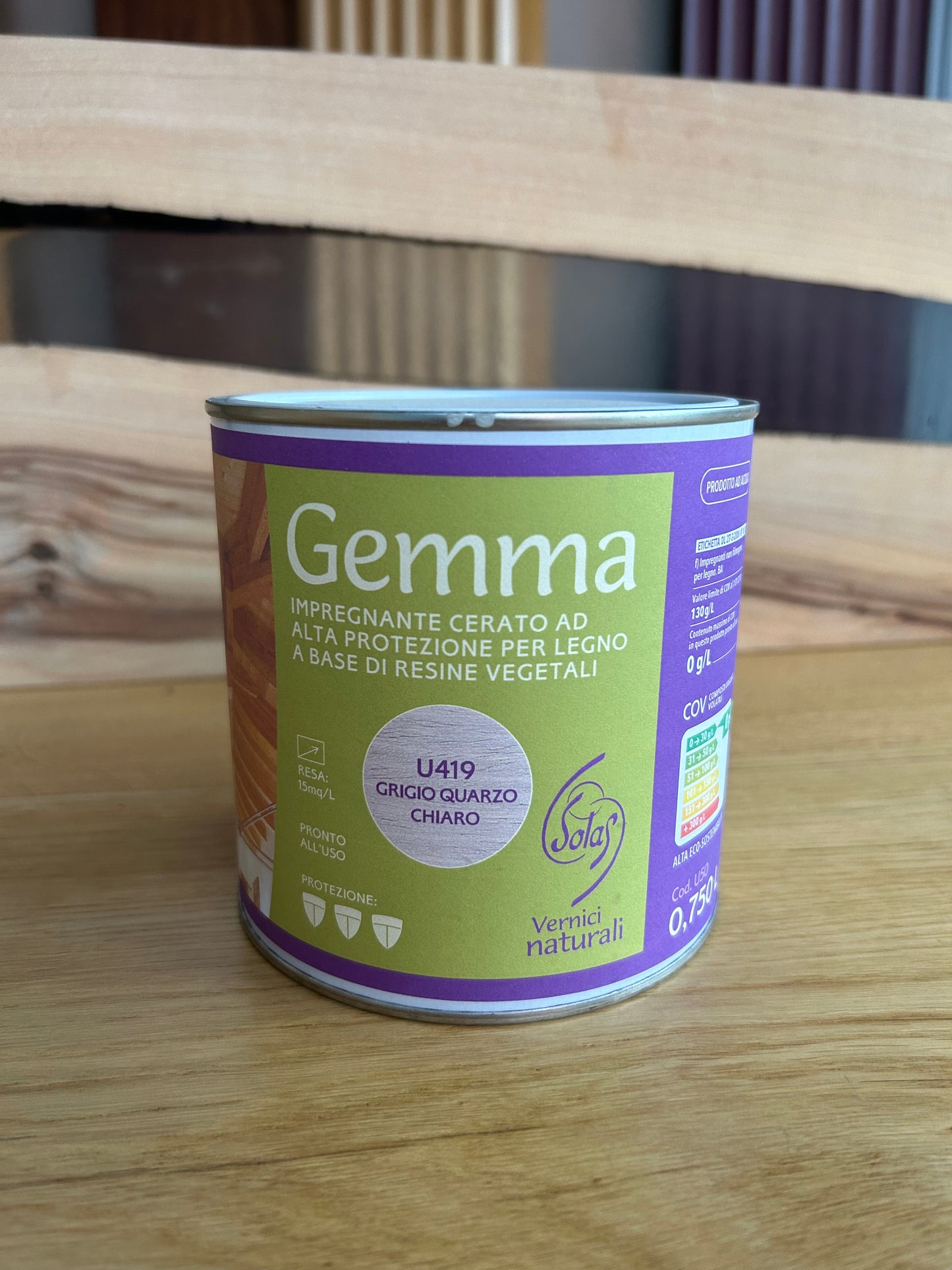 Impregnante Gemma Solas - Vernice naturale