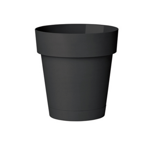 Vaso da esterno con sottovaso R-smart - 17 cm