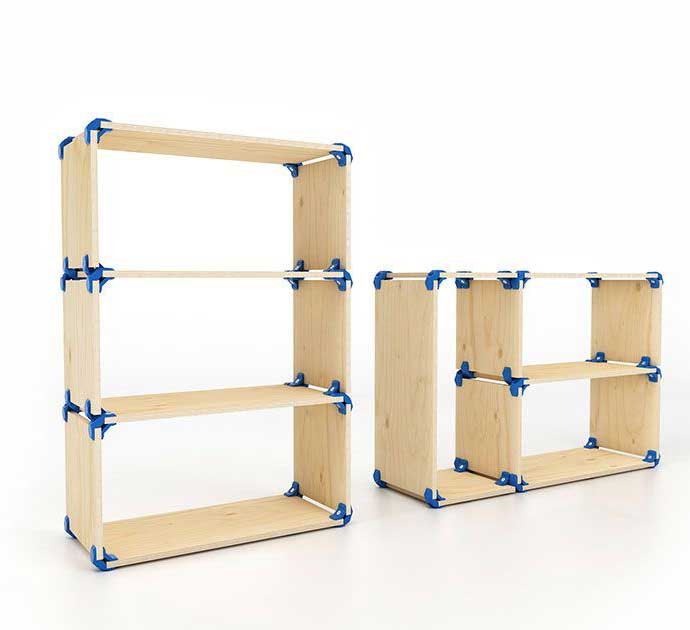 Connettore 2 pannelli 90° - PlayWood
