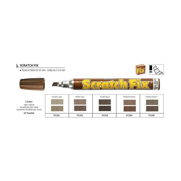 Pennarello Scratch Fix - Ritocco per legno con punta in feltro